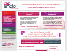 Tablet Screenshot of capemploi22.org